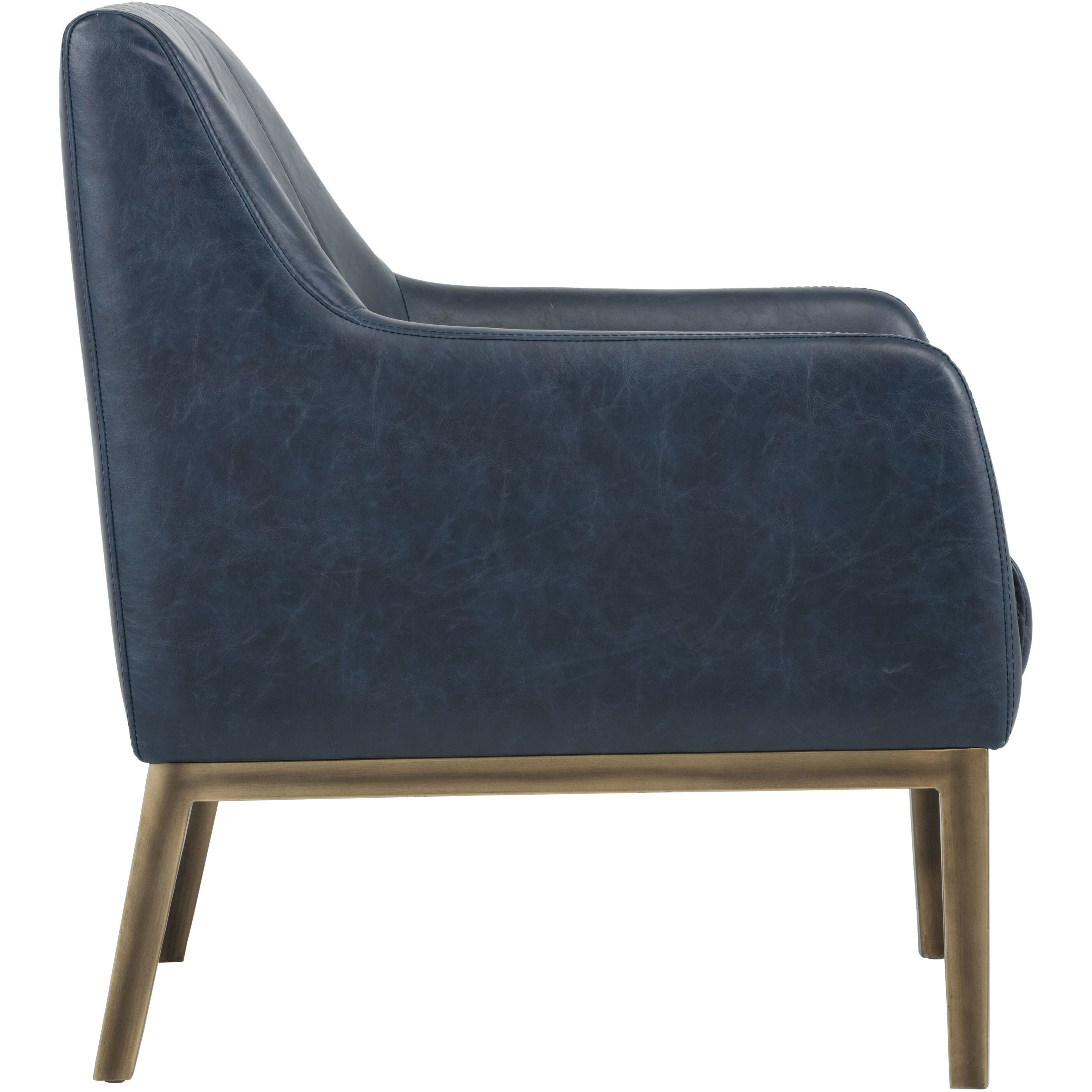 Wolfe Vintage Blue Lounge Chair
